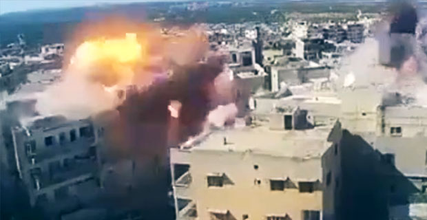 Atak lotniczy w Syrii