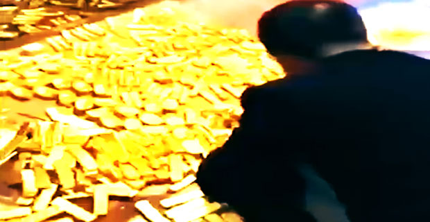 13 TON złota odkryte podczas nalotu