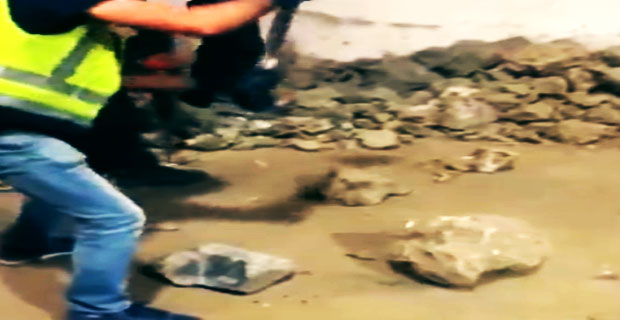 Kokaina ukryta w sztucznych kamieniach