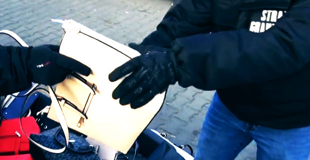 Kontrola sprzedawców w Wólce Kosowskiej