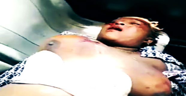 Afrykański autobus pełen trupów