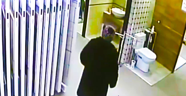 Kobieta zesrała się do toalety na sklepowej ekspozycji