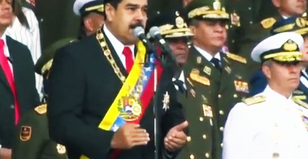 Nieudana próba zabójstwa prezydenta Wenezueli Nicolasa Maduro